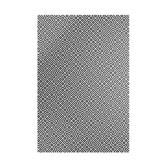 Geometric Maze Pattern Puzzle — Challenging Black & White Jigsaw (110–1014 pcs)