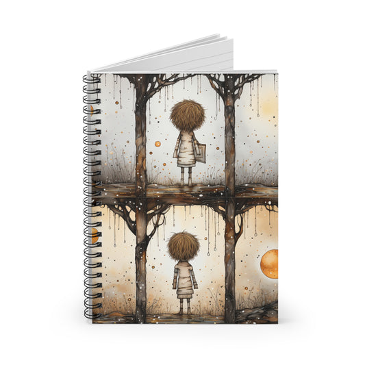 Day And Night Spiral Notebook - Ruled Line