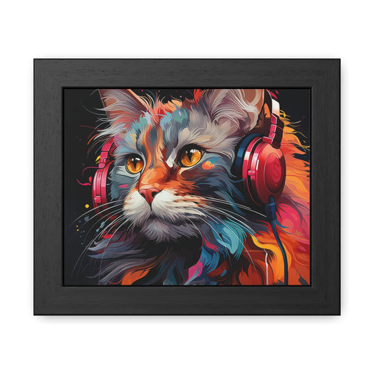 Futuristic Cat Painter - Blaze Nova