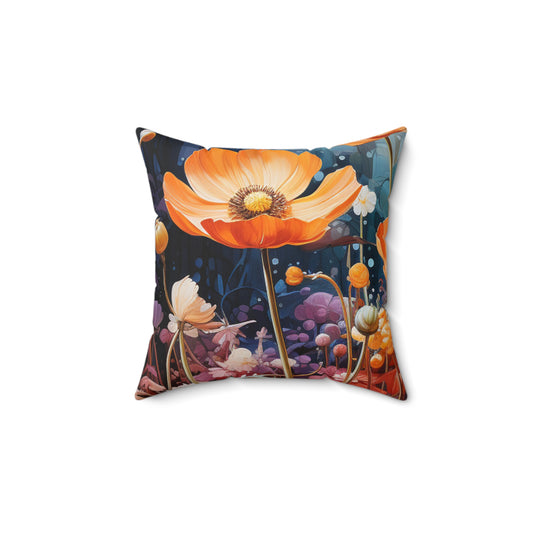 Florence DeCousteaux - Polyester Square Pillow