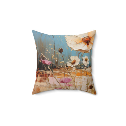 Alice the Cavalier Painter - Polyester Square Pillow