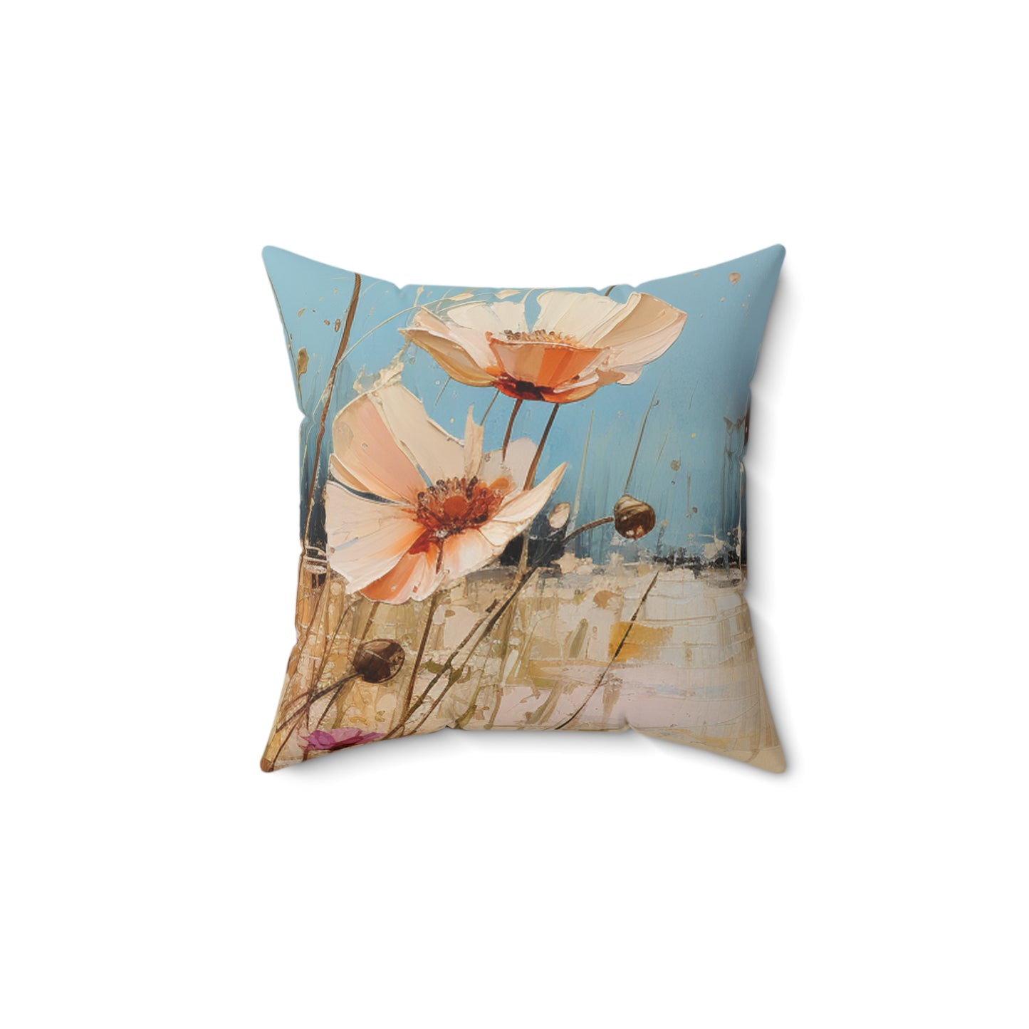 Alice the Cavalier Painter - Polyester Square Pillow