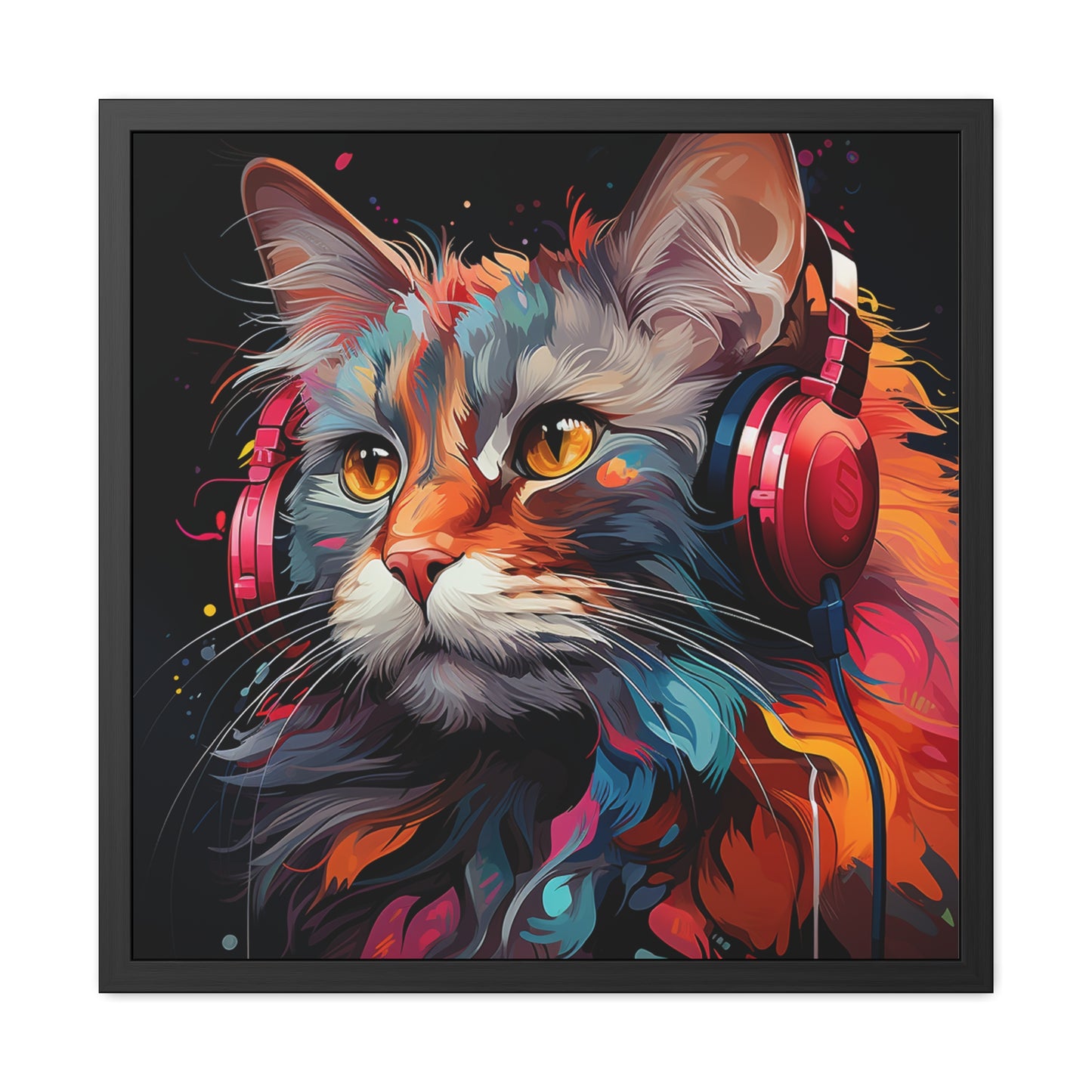 Futuristic Cat Painter - Blaze Nova