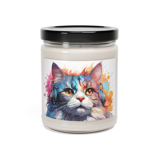 Pop Catz Scented Soy Candle, 9oz