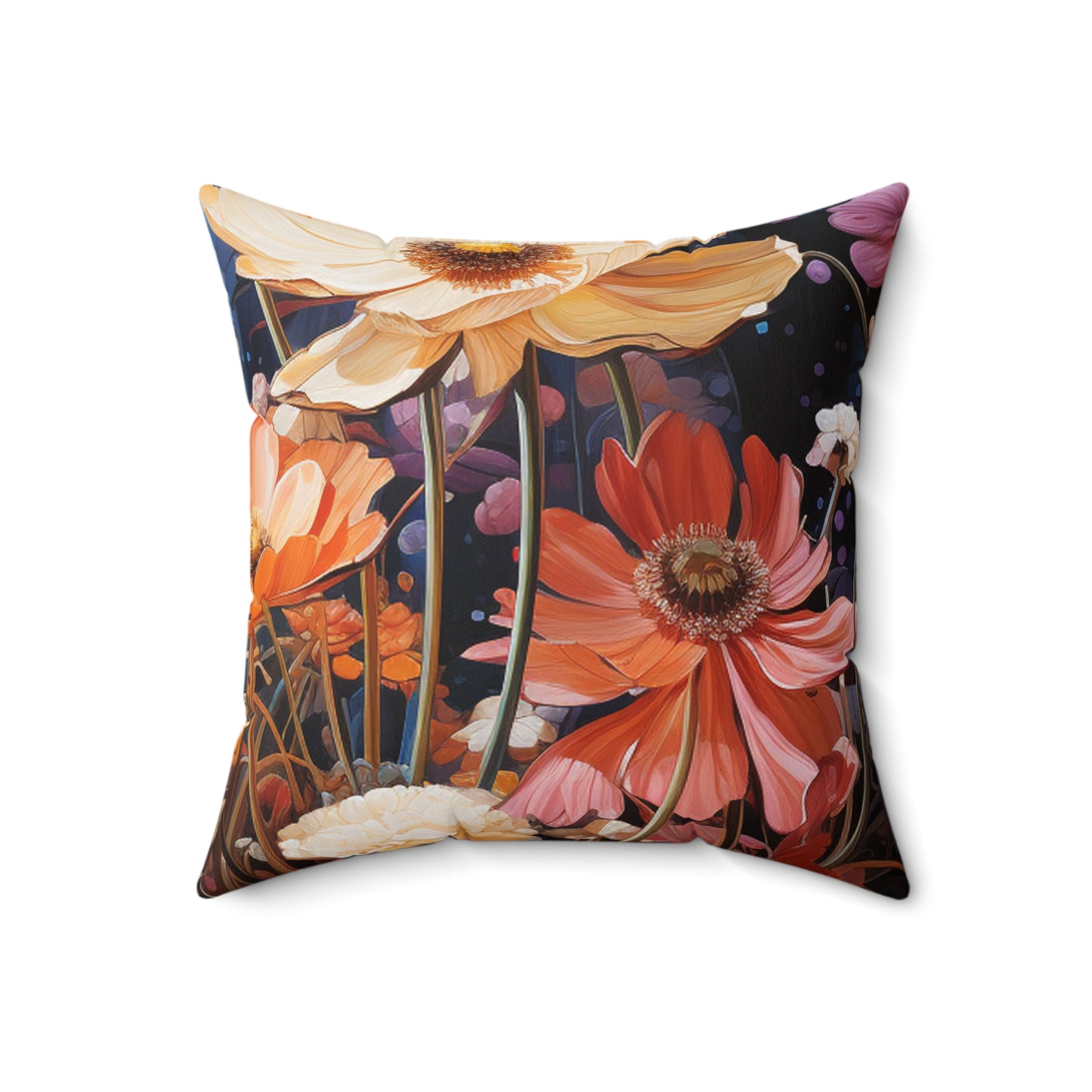 Florence DeCousteaux - Polyester Square Pillow