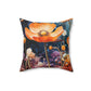 Florence DeCousteaux - Polyester Square Pillow